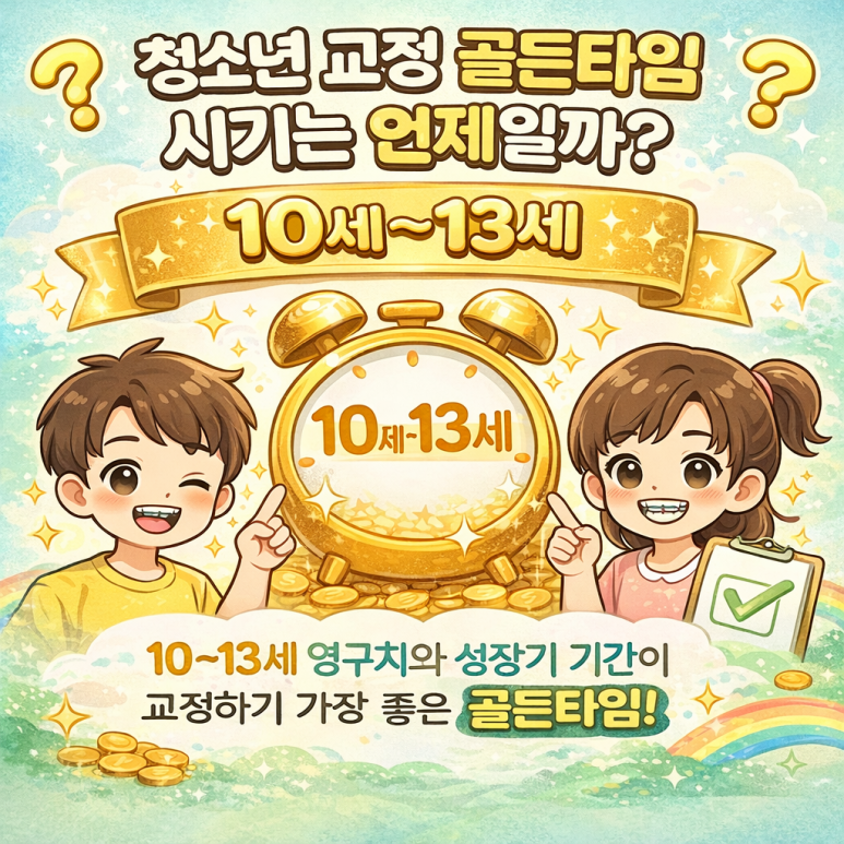 The Golden Time for Adolescent Orthodontic Treatment: Criteria Explained by a Seoul Orthodontic Dental Clinic Recommendation image 1