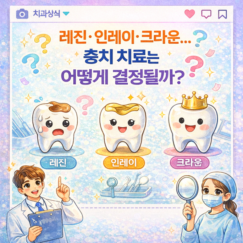 Seoul Dental Clinic Recommendation｜Complete Guide to Cavity Treatment Methods – Criteria for Choosing Resin, Inlay, and Crown image 1