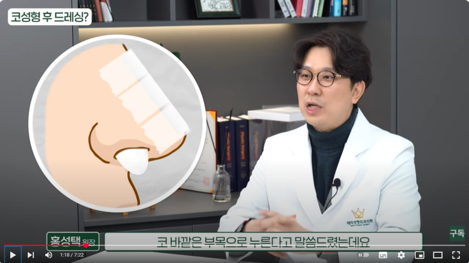 Post-Rhinoplasty Care :: When to Remove the Splint and Tape, Wound Care, and Nasal Congestion image 1