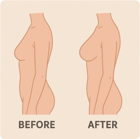 Breast Dermal Grafting :: A Way to Achieve Both Natural Results and Stability Instead of Implants image 1