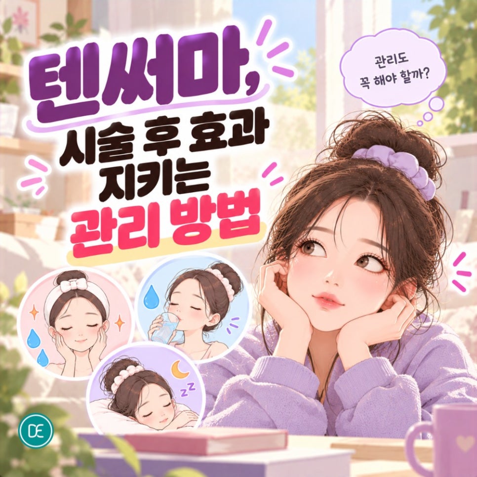 천호동 텐써마, 시술 후 효과 지키는 관리 방법 관련 이미지 4