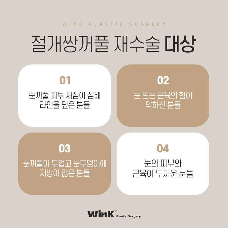 눈을 떠도, 눈을 감아도 자연스러운 윙크성형외과 절개쌍꺼풀 재수술 관련 이미지 2