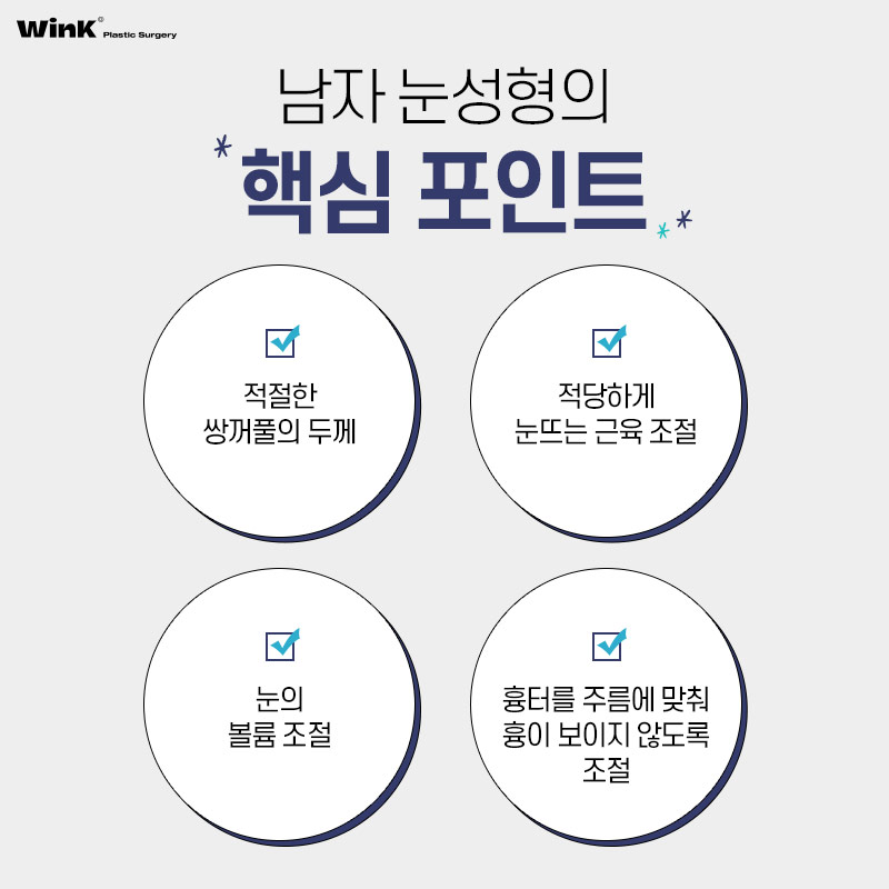 윙크성형외과만의 남자 눈성형으로 자연스럽게 호감형 이미지로 개선! 관련 이미지 6