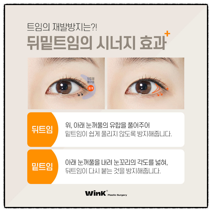 뒤트임부작용 뒤밑트임수술후기 트임잘하는곳 윙크성형외과 눈꼬리내리는수술 관련 이미지 5