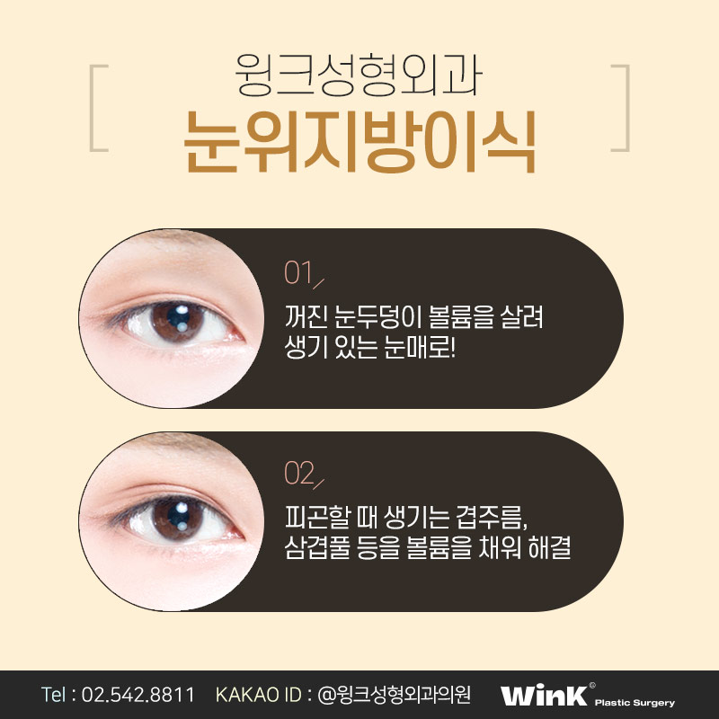 꺼진 눈, 겹주름에는 윙크성형외과 눈위지방이식으로 생기 있게! 관련 이미지 3