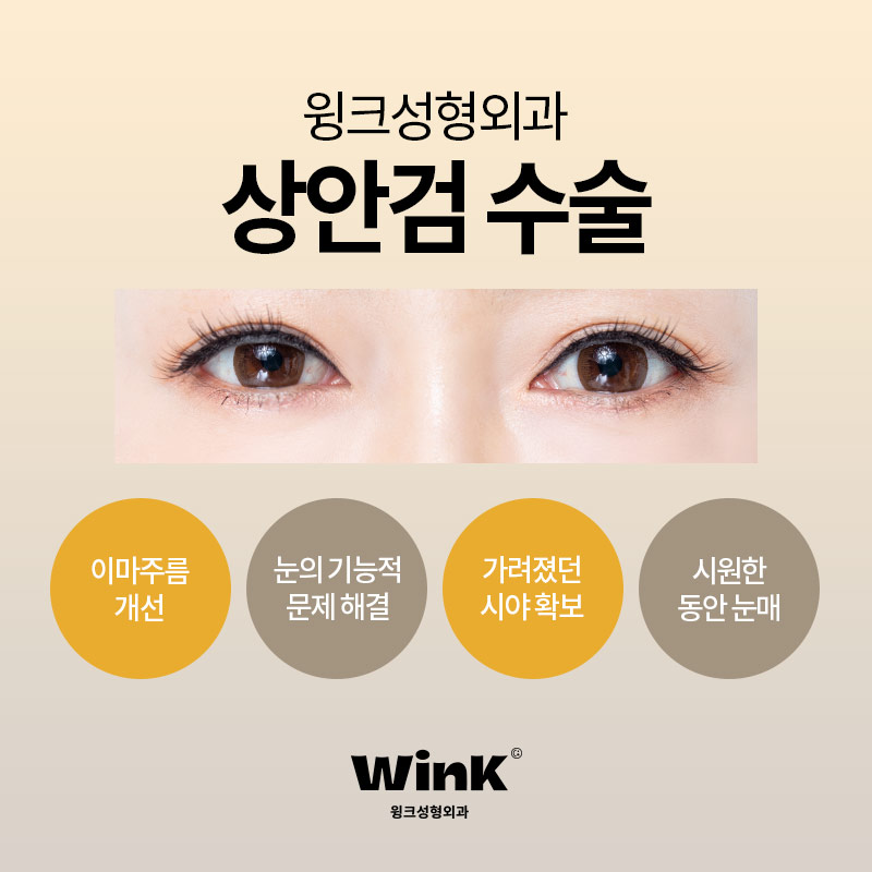 If you are looking into upper blepharoplasty for drooping eyelids near Sinsa Station? WINK Plastic Surgery Upper Blepharoplasty image 6