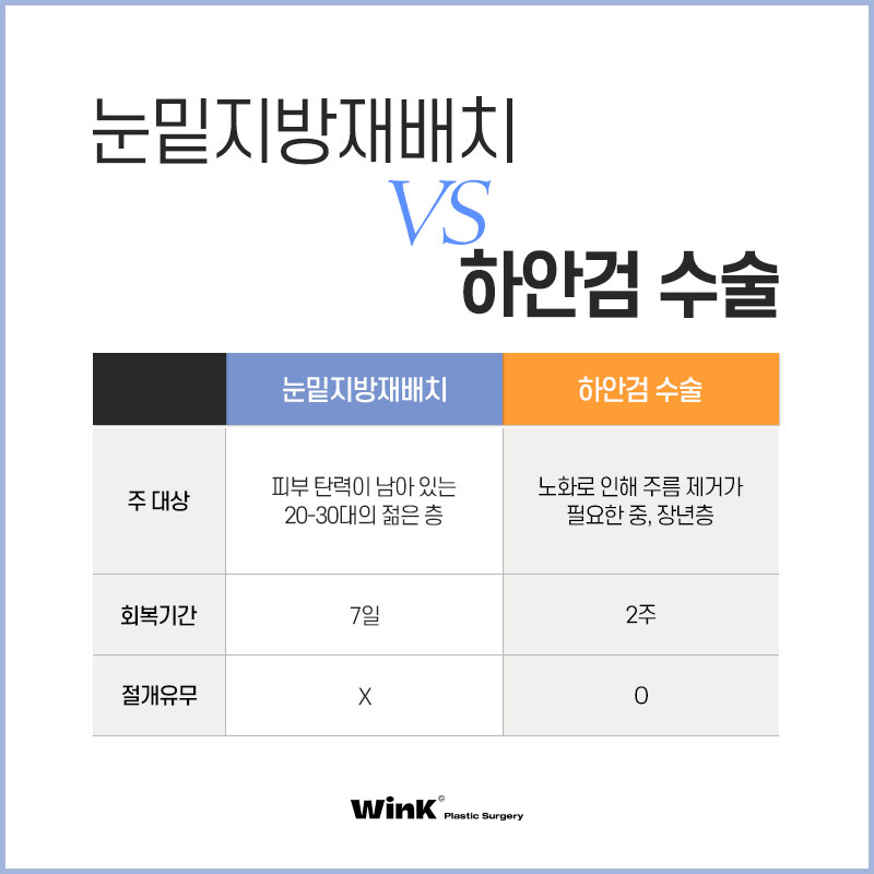 하안검, 눈밑지방재배치 뭐가 다른 거야? 윙크성형외과에서 알려드리는 하안검 수술의 모든 것! 관련 이미지 3