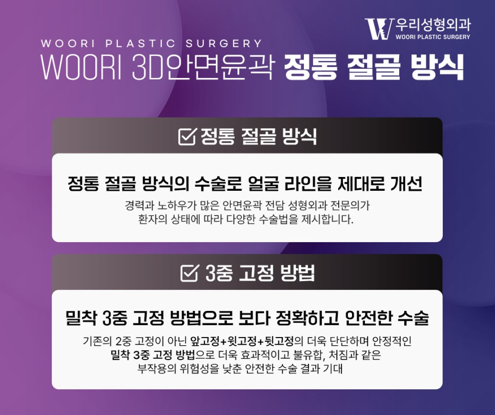 광대축소 윤곽수술 부위별 차이와 특징 관련 이미지 5