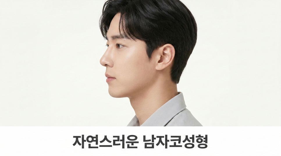 남자코성형 자연스러운 직선코 만드는 방법 관련 이미지 1