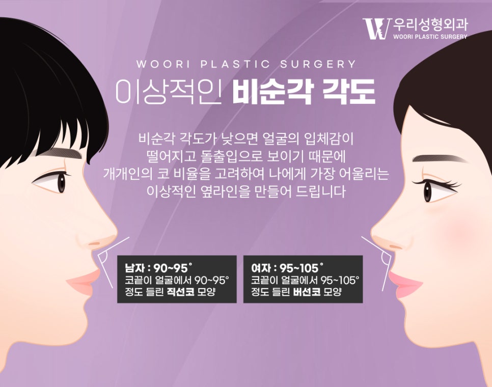 코재수술 시 확인하는 코끝 구조와 비순각 관련 이미지 4