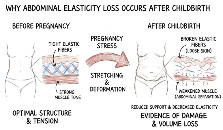 Postpartum Abdominal Loss of Firmness: A Natural Approach to Body Lifting Changes - Larian Cheongdam Clinic image 1