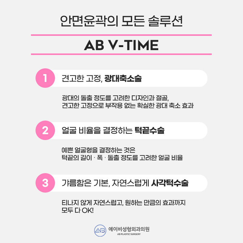 안면윤곽3종수술 솔루션은 에이비! 관련 이미지 5