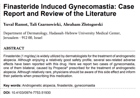 [Gynecomastia Column] Can Gynecomastia Develop After Taking Hair Loss Medication? image 3