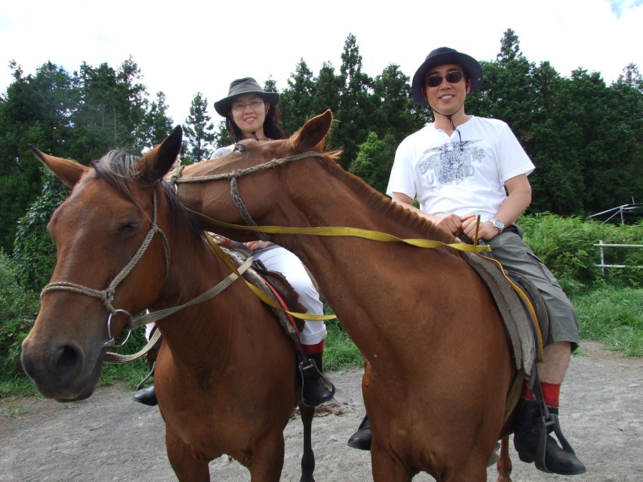 제주도 승마장에서 조랑말타기 체험....2008년 여름 관련 이미지 1