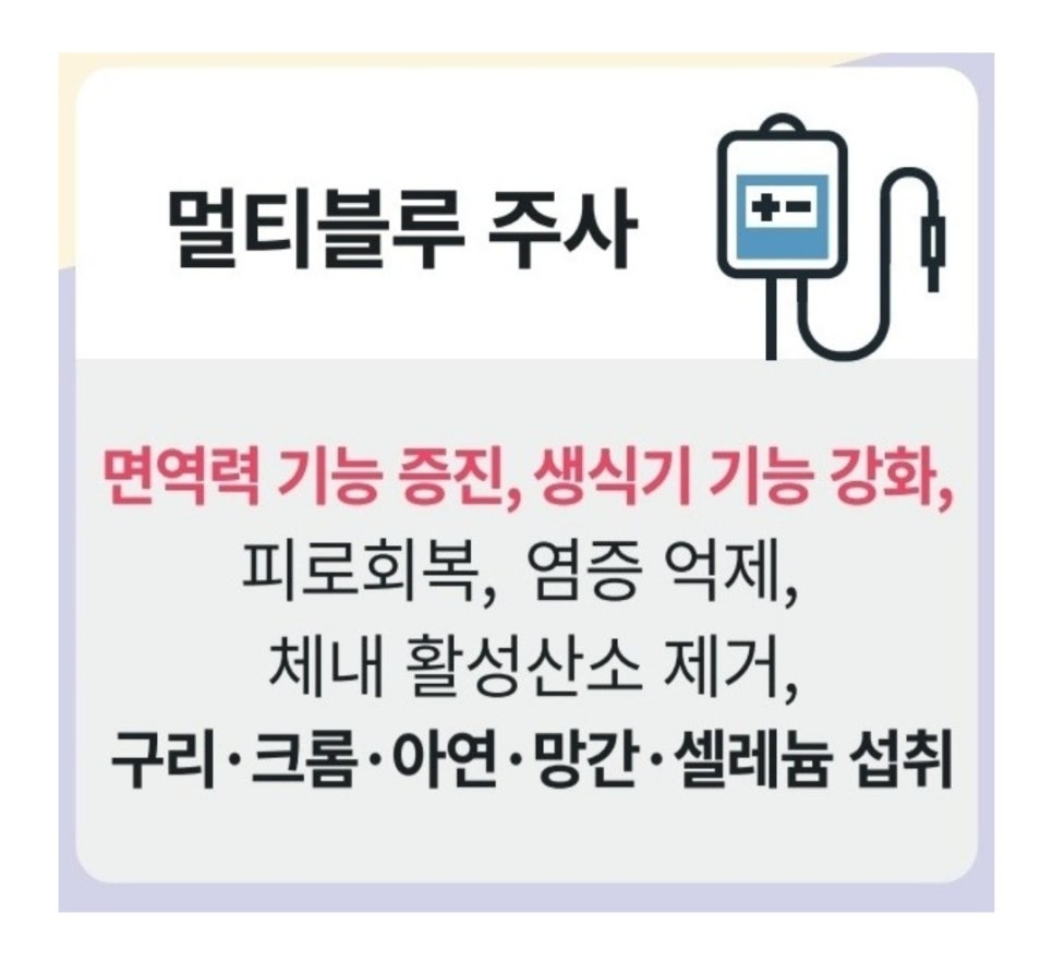 IVNT 수액치료에 사용되는 약제들과 각각의 효능→감초주사,멀티블루주사,글루타치온주사,신데렐라주사,은행엽주사,셀레늄,아연 관련 이미지 2