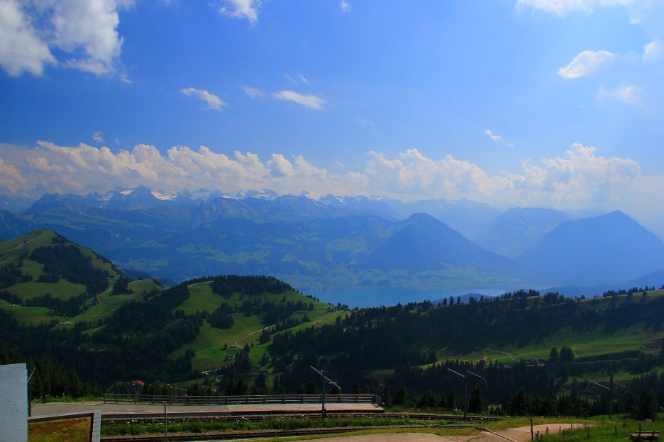 swiss Rigi Kulm view - 리기에서 바라다본 베르너오버란트 관련 이미지 1