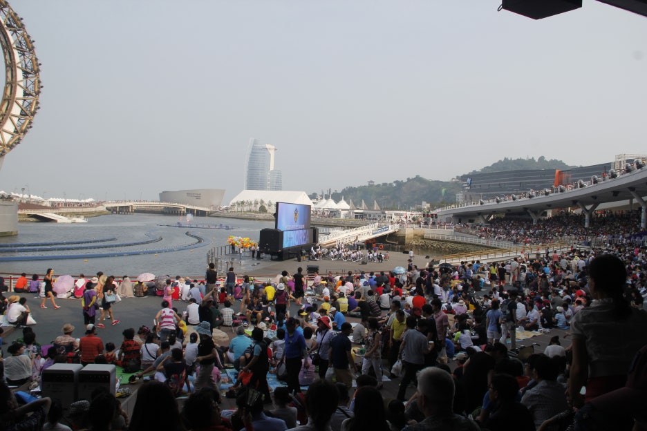 여수엑스포 관람기 7 : 빅오쇼 약 3시간전~1시간전 해상분수쇼..2012.7.21 관련 이미지 1