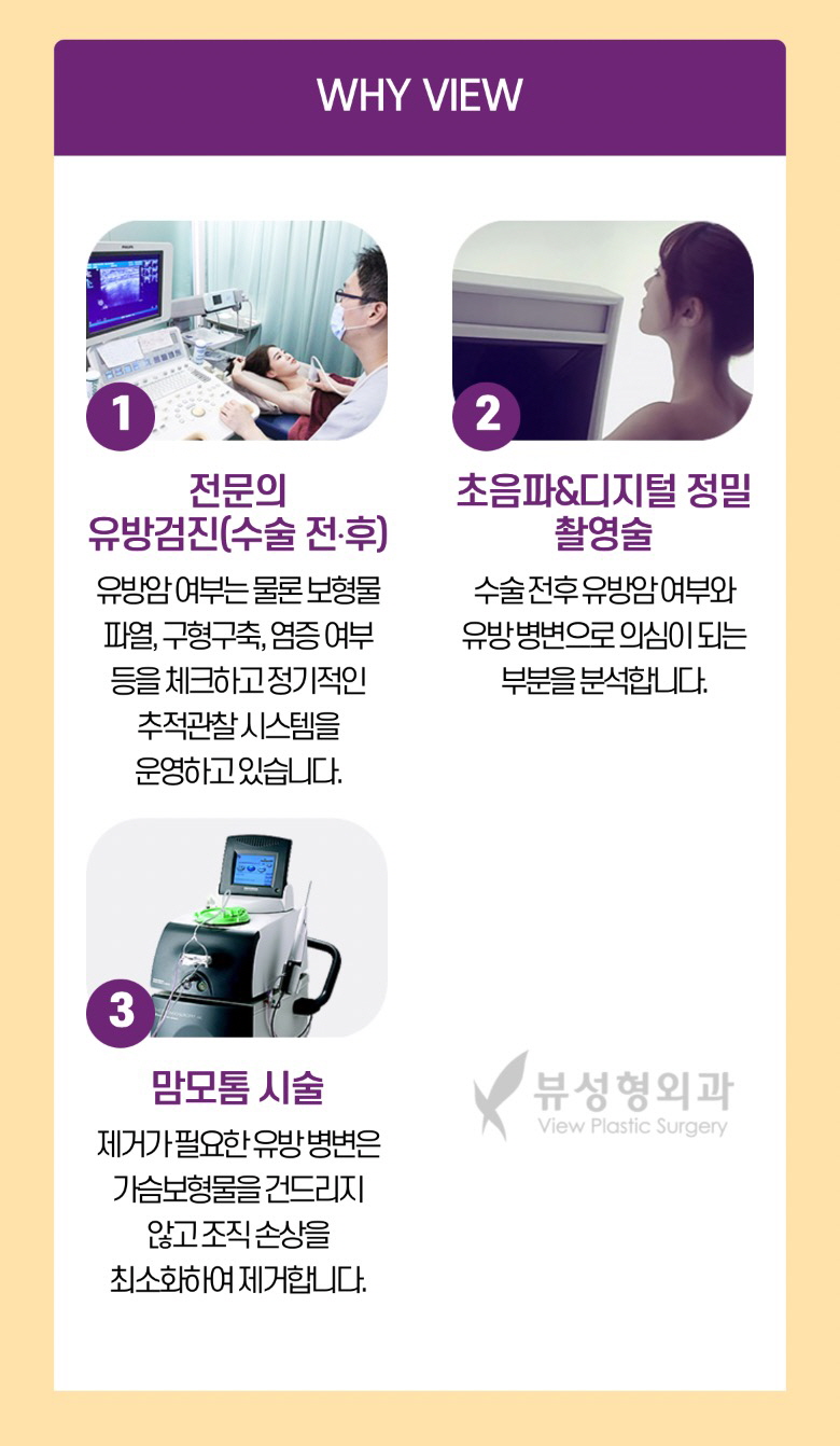 체계적인 유방검진 시스템, 예쁘고 건강한 가슴은 뷰성형외과 관련 이미지 6