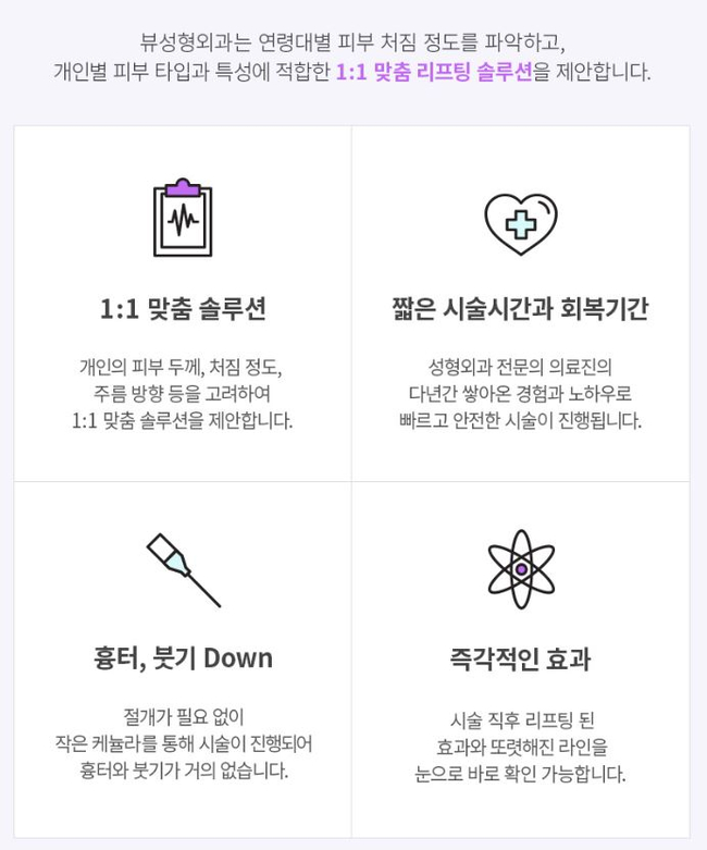 실리프팅후기 탄력 있는 얼굴의 비결은 뷰성형외과 관련 이미지 4