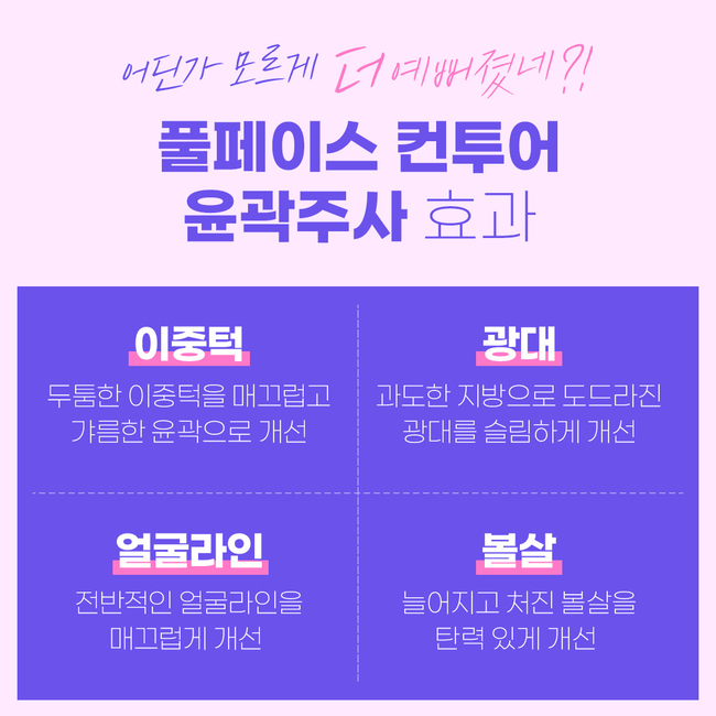 윤곽주사 후기 갸름하게 변화된 비결은 뷰성형외과 관련 이미지 4