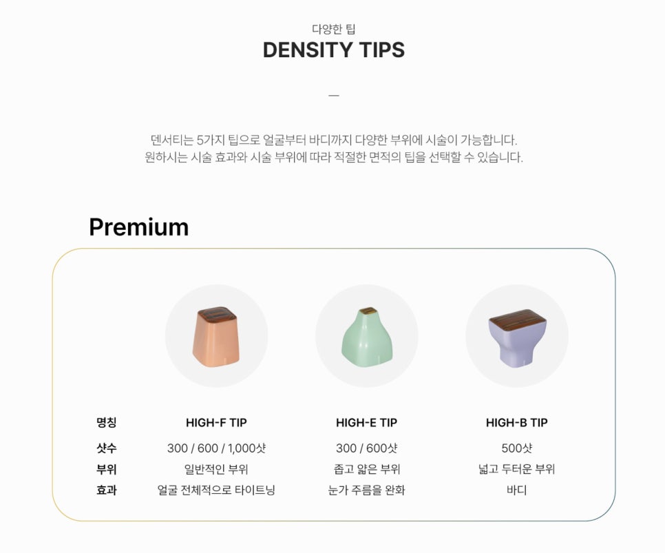 덴서티 알파팁 하이비교, 두 팁의 차이는 무엇일까요? - 삼성동 피부과 전문의 관련 이미지 3