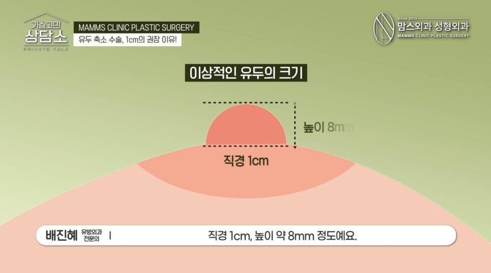 유두 크기에도 황금비율이 있다? 유두 축소 수술, 1cm가 중요한 이유 관련 이미지 4