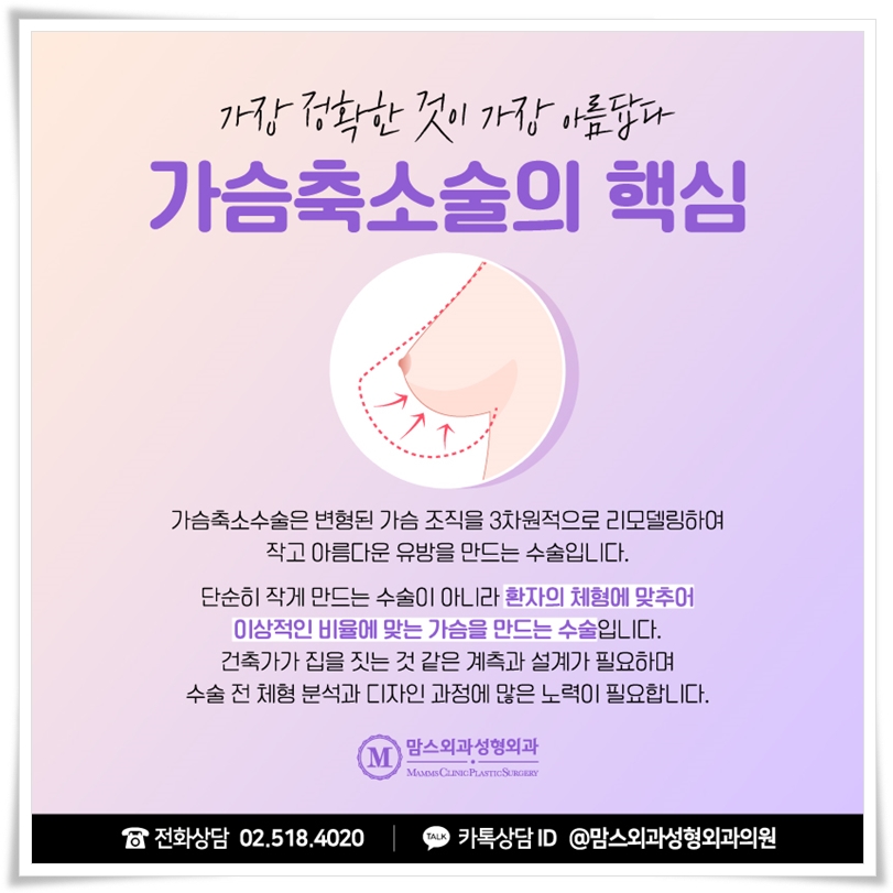 가슴축소수술 가격, 무엇을 봐야할까? 관련 이미지 3