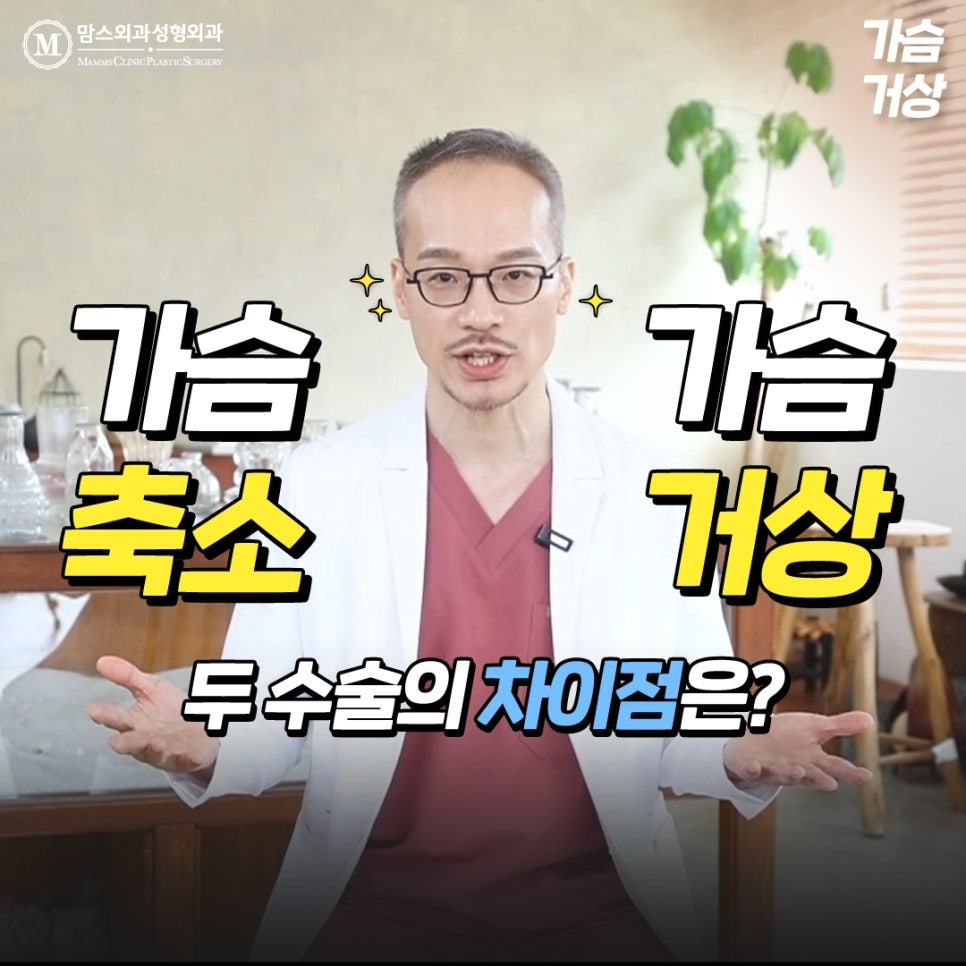 가슴 축소와 가슴거상, 두 수술의 차이점은? 관련 이미지 1