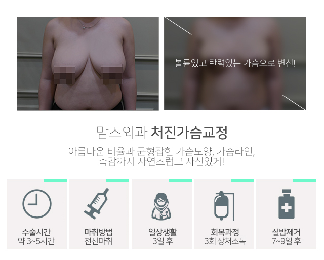 가슴처짐교정 모양과촉감까지 관련 이미지 4
