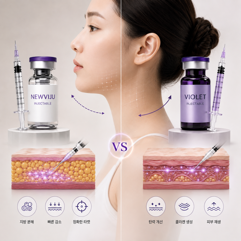 Double-Chin Fat Removal: Comparing Newviju Double-Chin Injections and V-Olet image 3