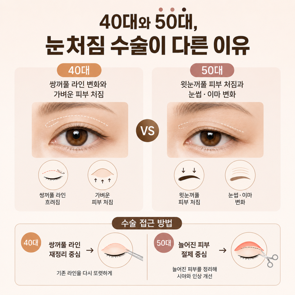 눈처짐 성형외과 상안검 vs 하안검, 좌우 교정 차이 정리해드립니다 관련 이미지 6