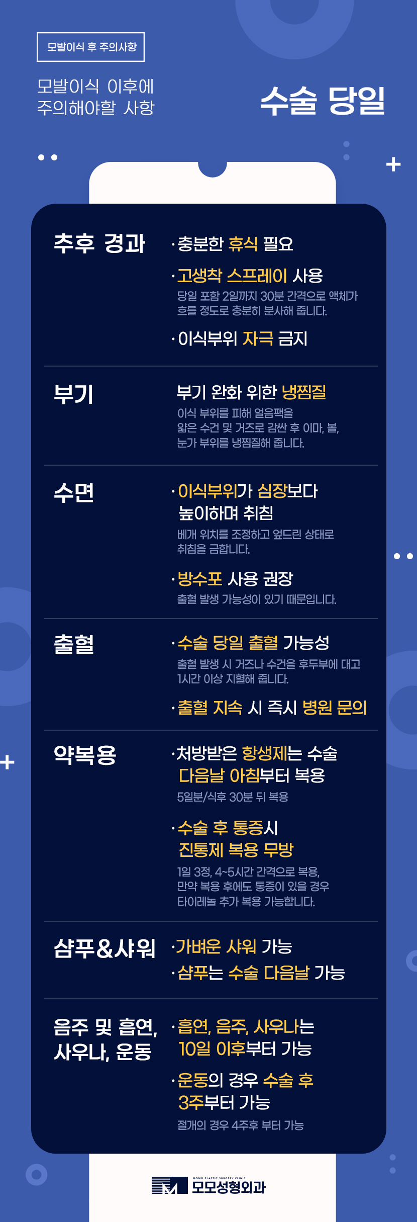 모발이식후주의사항과 관리 방법 관련 이미지 3