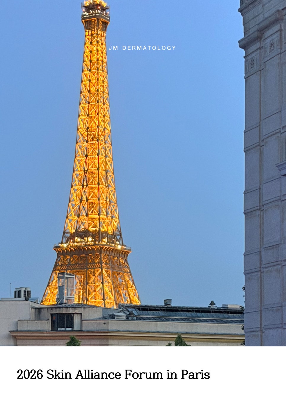 2026 Skin Alliance Forum in Paris & Gangnam Station Dermatology JM image 1
