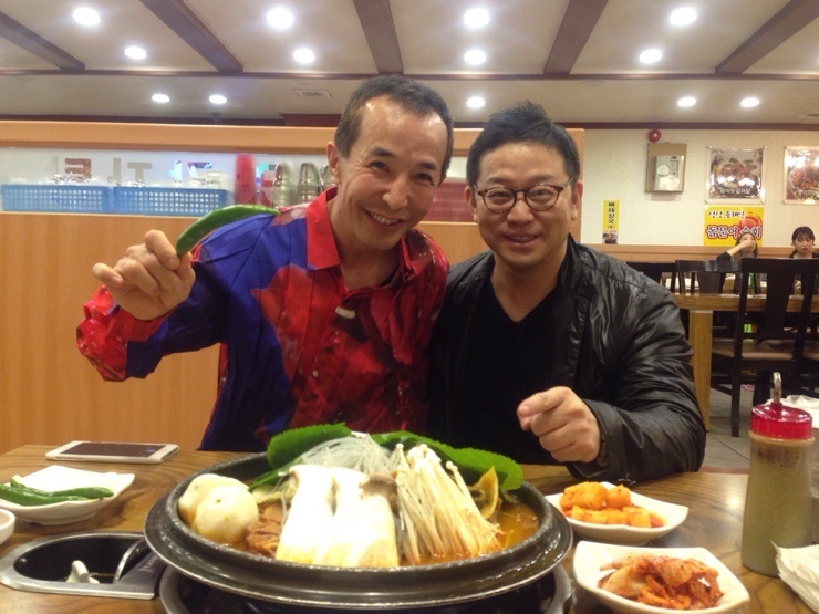 Professor Fukuda, who came to give a lecture at the November 2015 Korean Society of Plastic and Reconstructive Surgeons meeting, and a dinner hosted by the society president—twice ^^ image 1