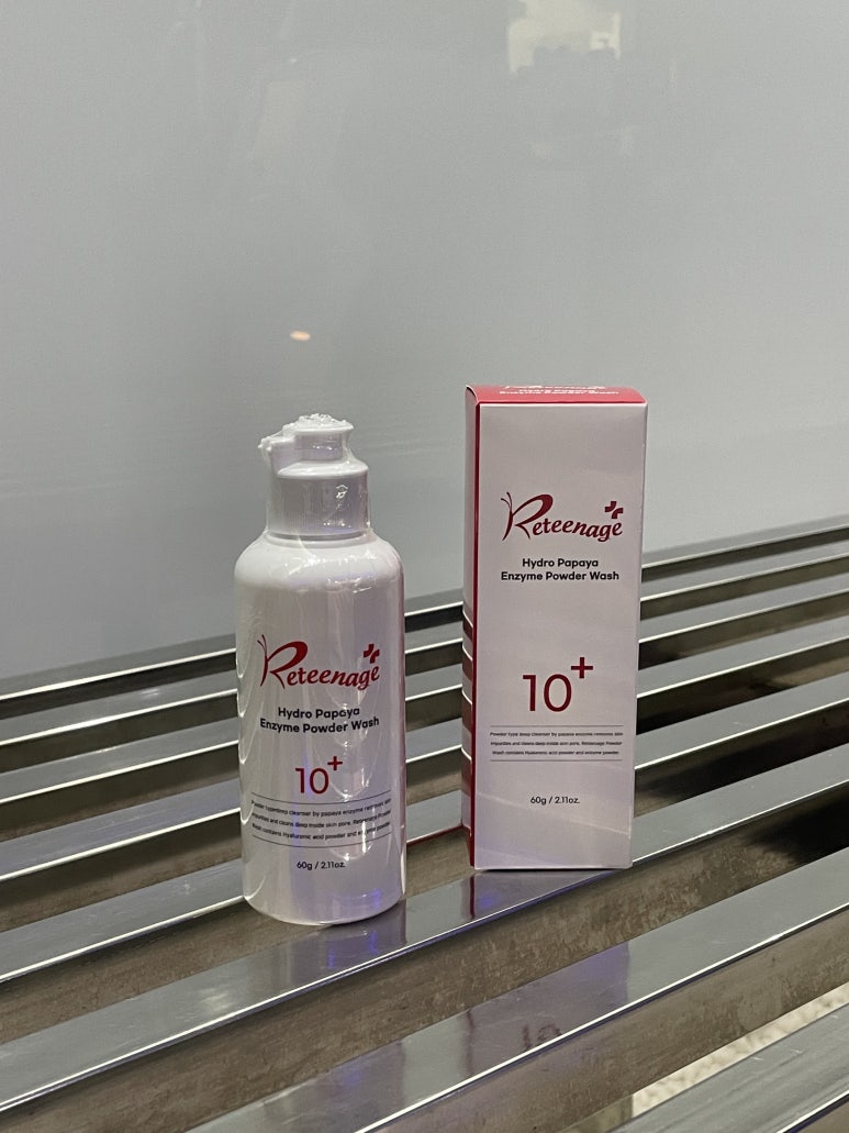 Recommended Powder Cleanser for Dead Skin Care: "Retinage Hydro Papaya Granule Peel" image 4