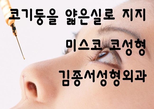 미스코 코필러 / 김종서성형외과 / 간단하게 코를 오똑하게 코수술을 하지 않고도 예쁜코를? 관련 이미지 1