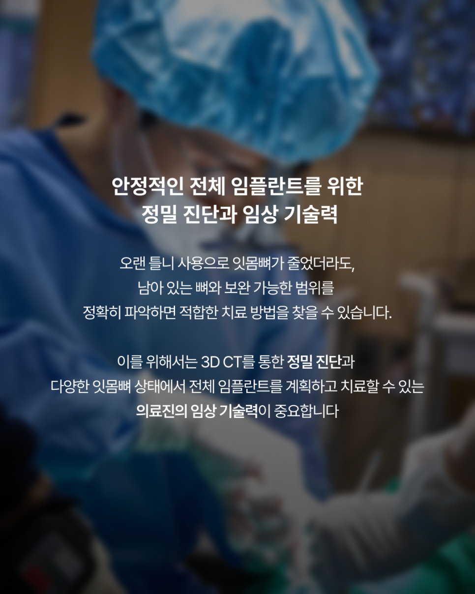 오랜 틀니 사용 후 전체 임플란트가 가능한 경우, 임플란트 종류와 전체 임플란트 뜻까지 관련 이미지 6