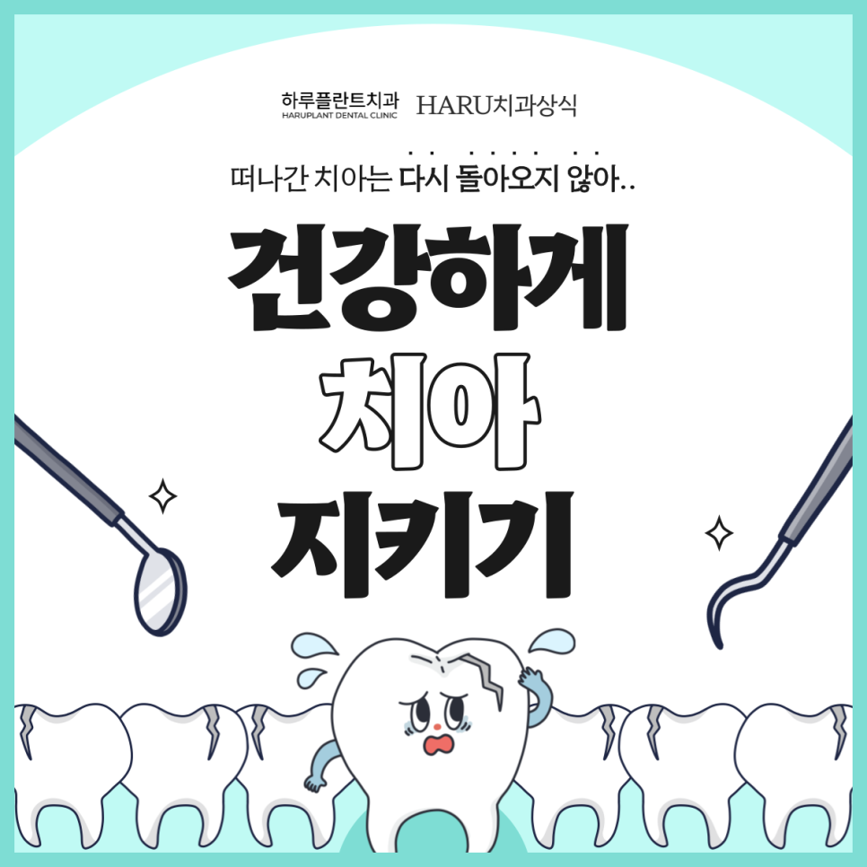[HARU치과상식] 치아관리로 건강하게 치아지키기 관련 이미지 1