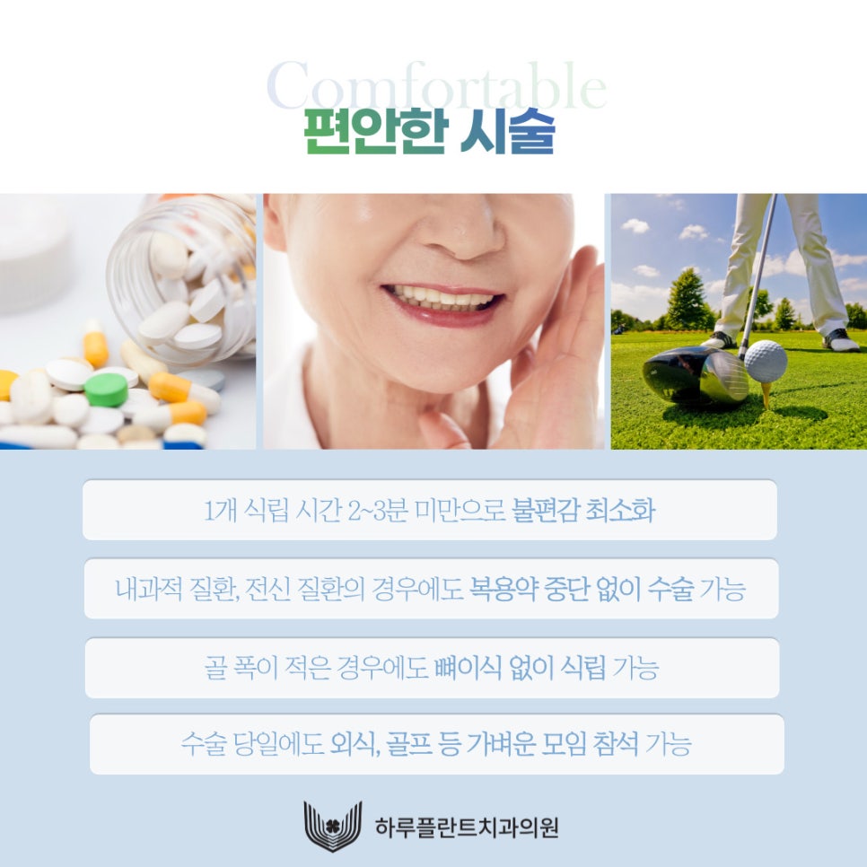 통증 줄이고 회복 빠른 하루플란트치과 CLS 무절개 임플란트 관련 이미지 2