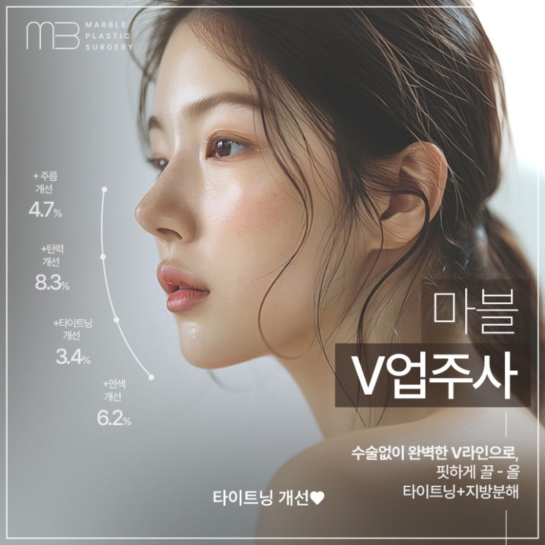 마블성형외과 윤곽주사와 V업주사로 완성하는 아름다운 얼굴 라인 관련 이미지 2