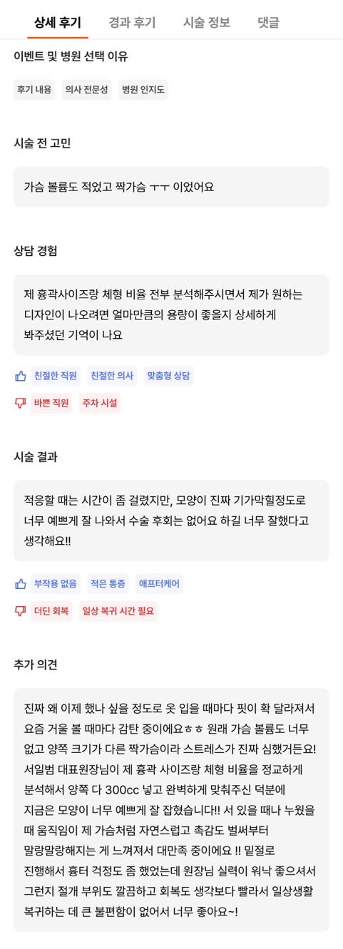 [Gangnam Plastic Surgery Breast Surgery Review] My Uneven Breasts Made Clothes Fit Poorly… Thanks to Director Seo Il-beom, I Finally Resolved the Issue! image 10