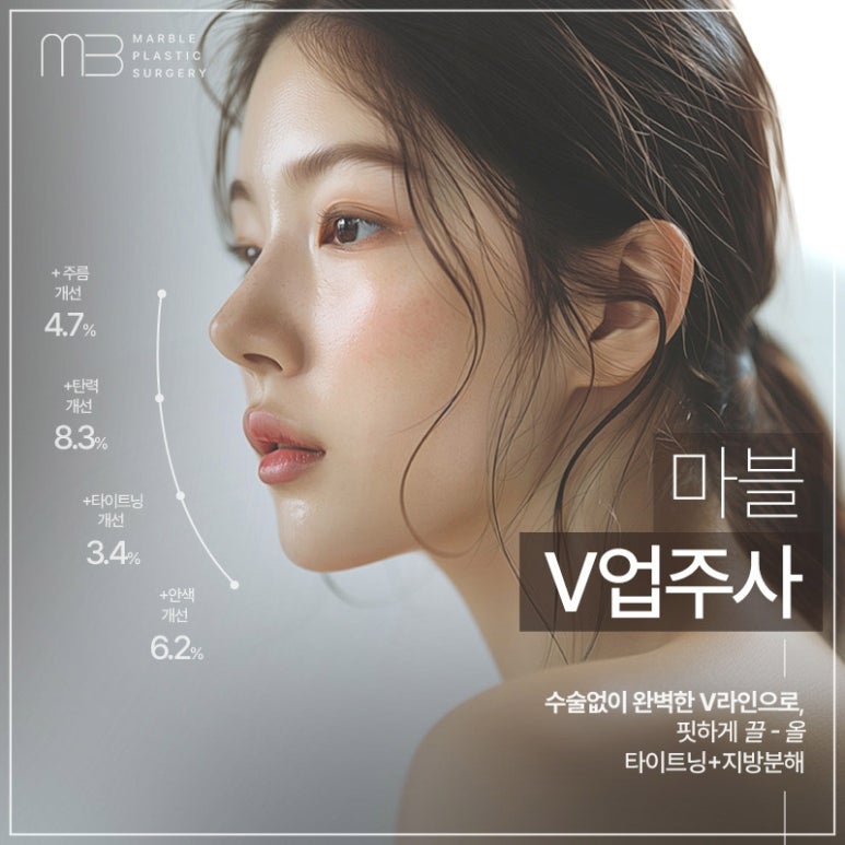 V라인 성형 NO! 주사 시술로 수술없이 자연스럽게 얼굴형 바꾸는 법 (마블성형외과의원 V업주사) 관련 이미지 4