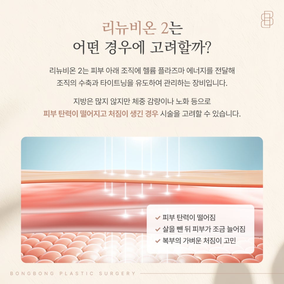 리뉴비온 vs 복부거상술, 처짐 정도에 따라 고르는 기준 관련 이미지 2