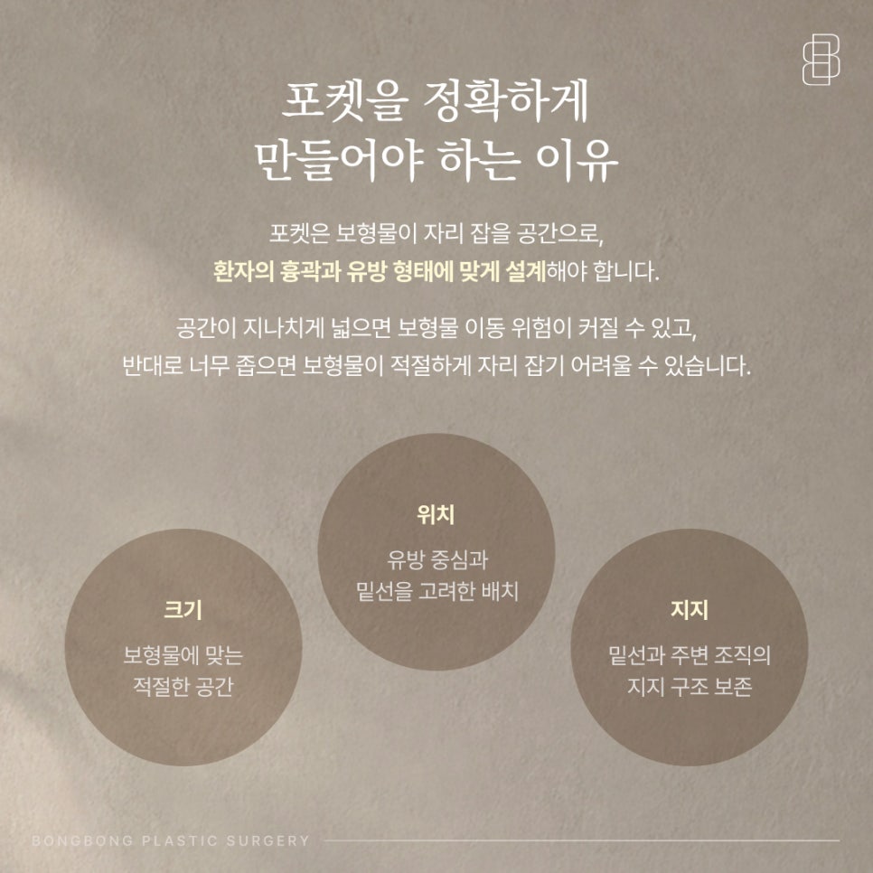 가슴 밑빠짐 모양 원인은? 보형물 공간을 딱 맞게 만들어야 하는 이유 관련 이미지 4