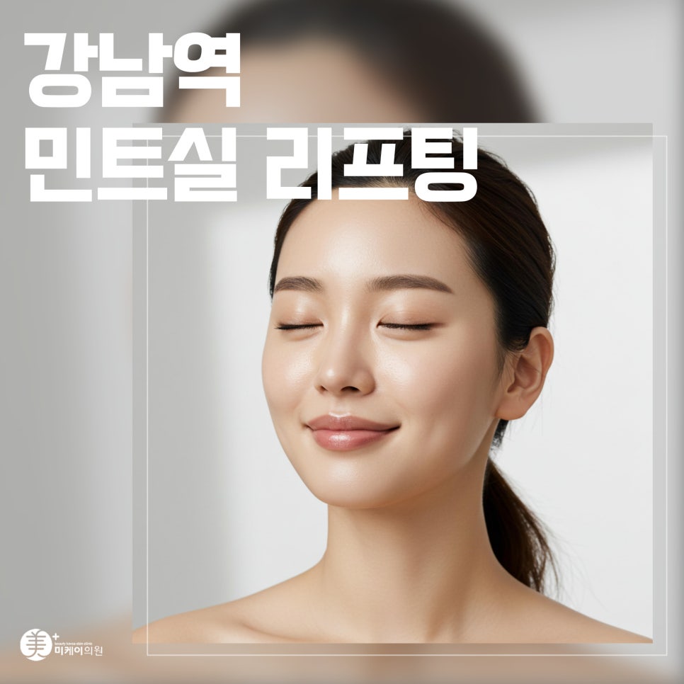 강남역 민트실 리프팅 무너진 얼굴 라인 다스리기 관련 이미지 1