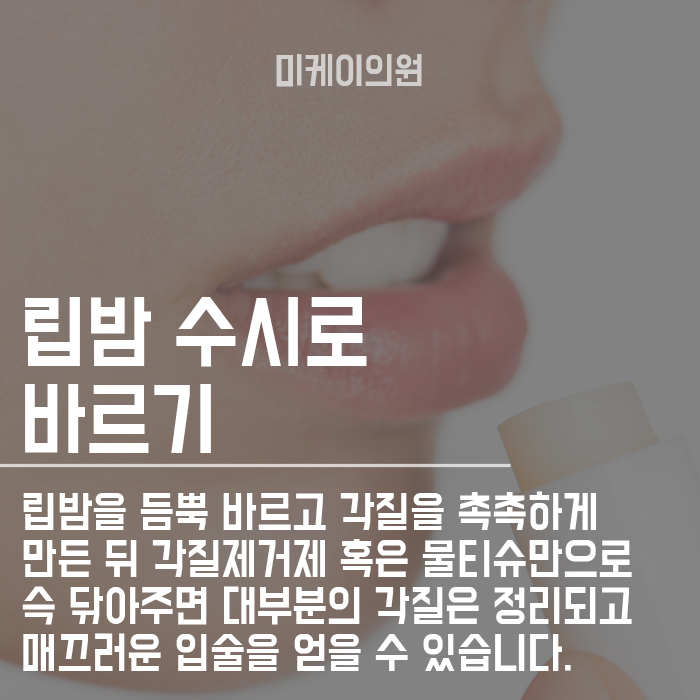 입술 텄을 때 이유를 알고 관리하자 관련 이미지 2