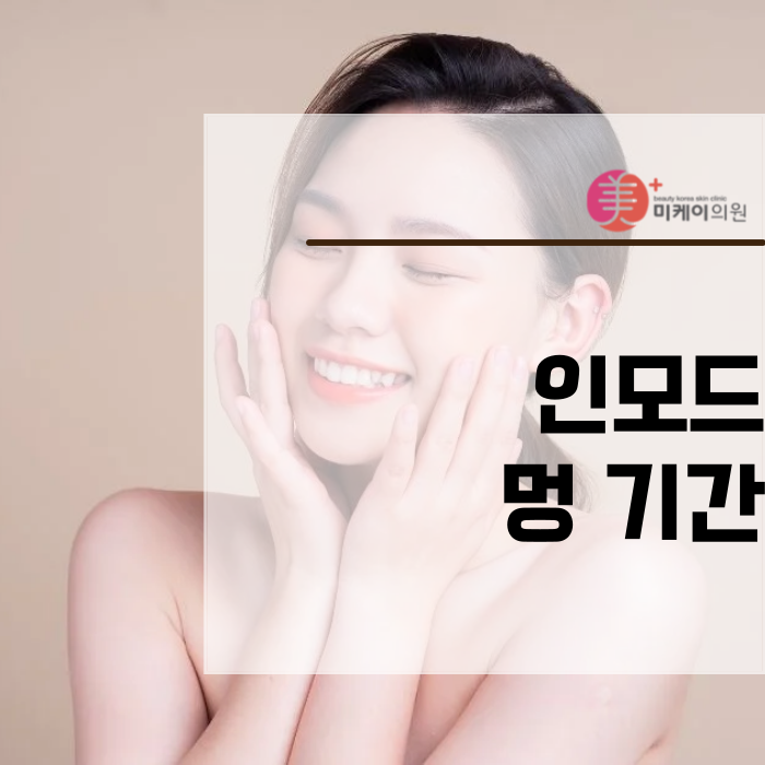 인모드 멍 기간 짧게 끝내고 싶다면 관련 이미지 1