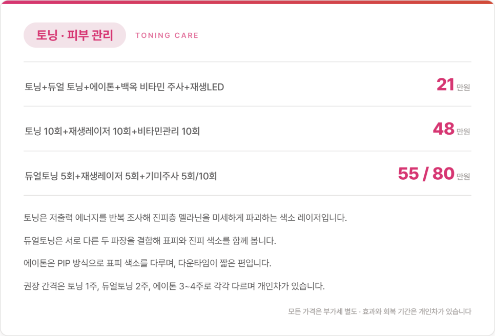 강남 미케이의원 9월 이벤트, 시술별 구성 정리 관련 이미지 6