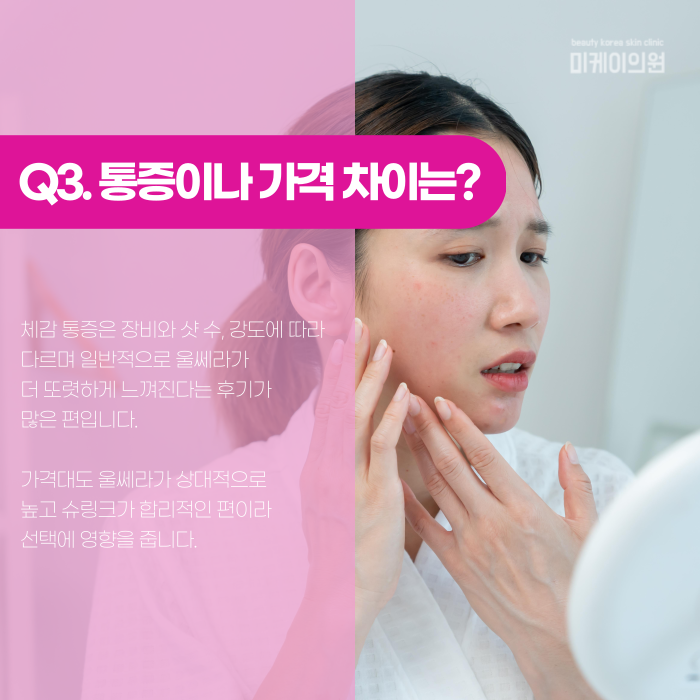 슈링크 울쎄라 차이, 헷갈린다면 정리해드릴게요 관련 이미지 4