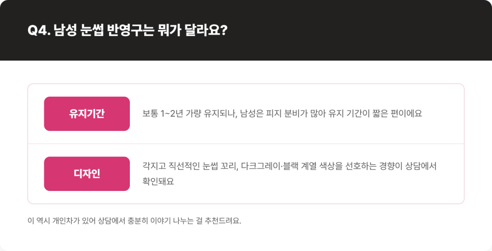 눈썹 반영구 3가지 기법 비교, 3D&middot;안개&middot;연예인 눈썹 차이점 관련 이미지 8